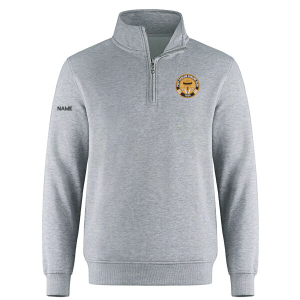 Flux - Adult 1/4 Zip Sweatshirt - Personalized (Dark Thread) Thumbnail